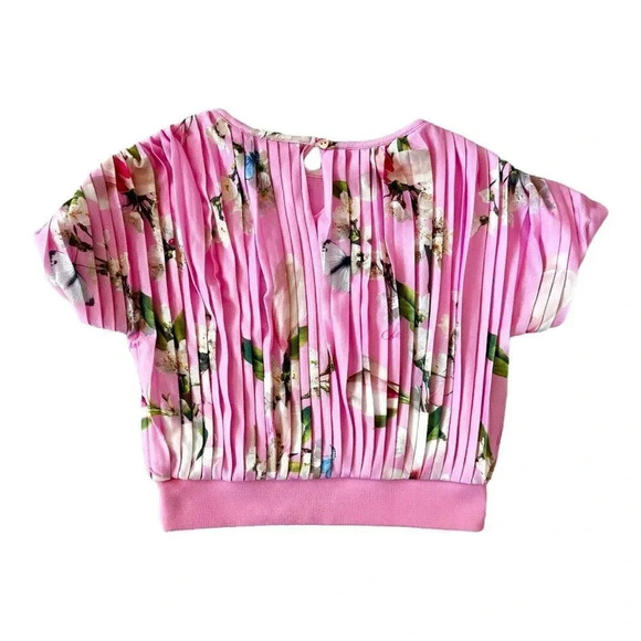 Ted Baker | Pleated Floral Blouse (4) 👚 - Picture 3 of 4